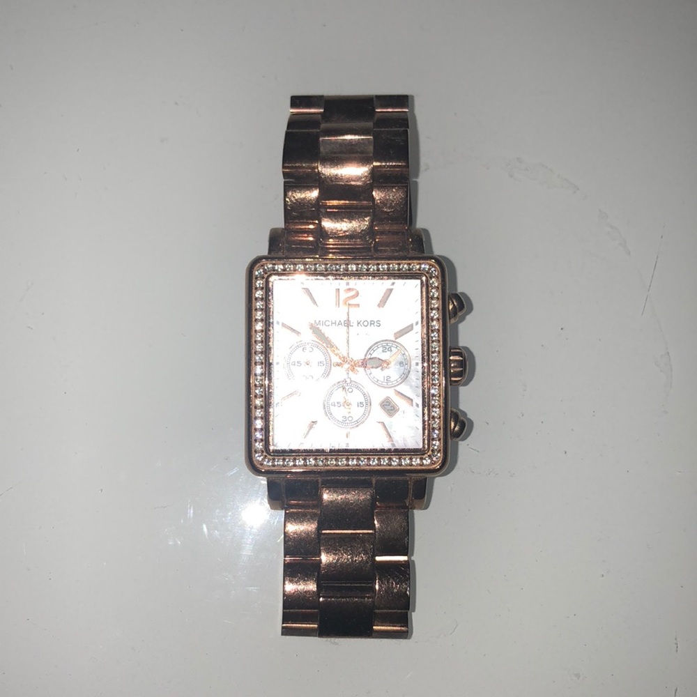 Michael Kors rose gold watch